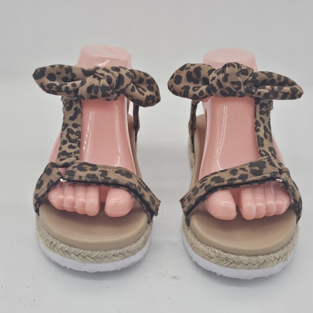 Treasure & Bond Eliza Sandals Tan Leopard Size 5 - Picture 5 of 13